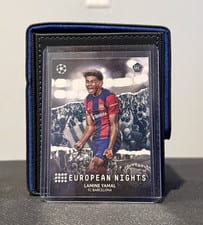 2023 Topps UEFA Club European Night Lamine Yamal #EN-10 card
