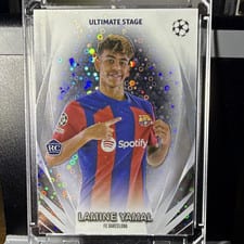 2023 Topps UEFA Club Ultimate Stage Lamine Yamal #USC-16 card