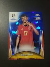 2024 Topps Chrome Sapphire UEFA Euro Lamine Yamal #17 card