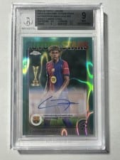 2024 Topps Chrome UEFA Future Stars Autograph Lamine Yamal #FSA-LY card