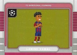 2025-26 Topps UEFA Club Competitions 8-Bit Shots Lamine Yamal #8B-17 card