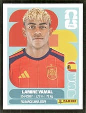 2026 Panini FIFA World Cup Sticker Collection Lamine Yamal #ESP15 card