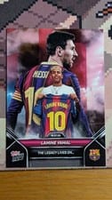 2025 Topps Now Lamine Yamal / Lionel Messi #2 card