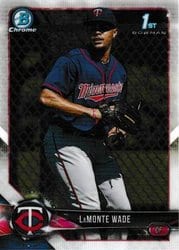 2018 Bowman Chrome Prospects LaMonte Wade #BCP159 card