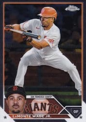 2023 Topps Chrome Update Base Set LaMonte Wade Jr. #USC110 card