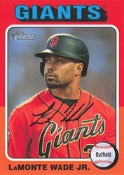 2024 Topps Heritage Mini Base Set LaMonte Wade Jr. #454 card