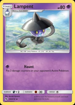Lost Thunder Lampent #102 card