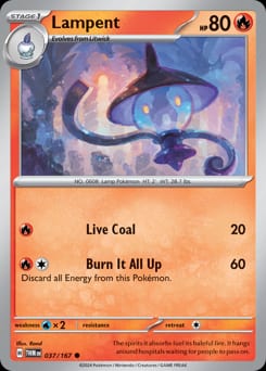 2024 Twilight Masquerade Lampent #37 card