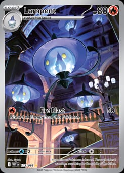 2025 White Flare Lampent #102 card
