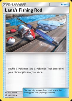 Cosmic Eclipse Lana's Fishing Rod #195 card