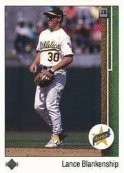 1989 Upper Deck Base Set Lance Blankenship #15 card