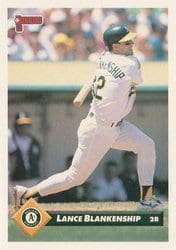 1993 Donruss Base Set Lance Blankenship #23 card