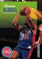 1992-93 SkyBox Base Set Lance Blanks #68 card