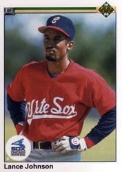 1990 Upper Deck Base Set Lance Johnson #90 card
