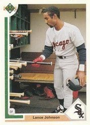 1991 Upper Deck Base Set Lance Johnson #248 card