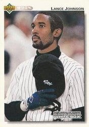 1992 Upper Deck Base Set Lance Johnson #188 card