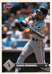 1993 Donruss Base Set Lance Johnson #301 card