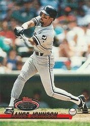 1993 Stadium Club Base Set Lance Johnson #359 card