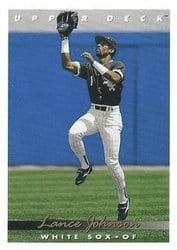1993 Upper Deck Base Set Lance Johnson #280 card