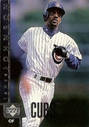1998 Upper Deck Base Set Lance Johnson #321 card