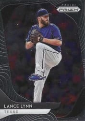 2020 Panini Prizm Base Set Lance Lynn #127 card