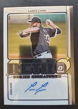 2021 Donruss Optic Retro Signature Series Lance Lynn #RET-LL card
