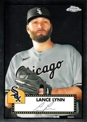 2021 Topps Chrome Platinum Anniversary Base Set Lance Lynn #335 card