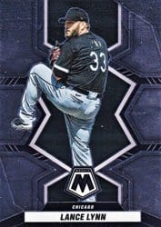 2022 Panini Mosaic Base Set Lance Lynn #122 card