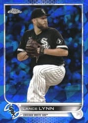 2022 Topps Chrome Sapphire Edition Base Set Lance Lynn #460 card