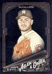 2018 Topps Allen & Ginter X Base Set Lance McCullers #247 card