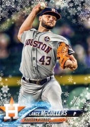 2018 Topps Holiday Base Set Lance McCullers #HMW53 card