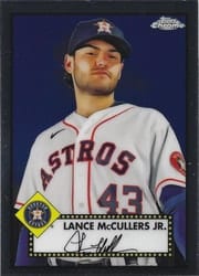 2021 Topps Chrome Platinum Anniversary Base Set Lance McCullers Jr. #404 card