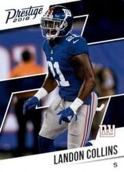 2018 Panini Prestige Base Set Landon Collins #55 card