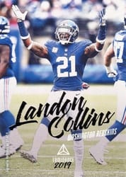 2019 Panini Luminance Base Set Landon Collins #90 card