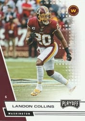 2020 Panini Playoff Base Set Landon Collins #179 card