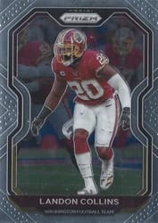 2020 Panini Prizm Base Set Landon Collins #184 card