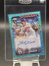 2024 Topps Chrome Update Autographs Landon Knack #AC-LK card