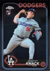 2024 Topps Chrome Update Base Set Landon Knack #USC176 card