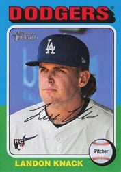 2024 Topps Heritage Base Set Landon Knack #532 card