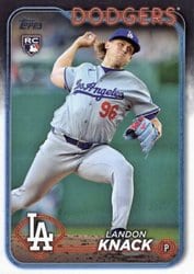 2024 Topps Update Base Set Landon Knack #US127 card