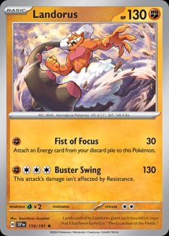 2024 Surging Sparks Landorus #110 card