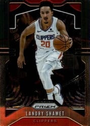 2019-20 Panini Prizm Base Set Landry Shamet #125 card