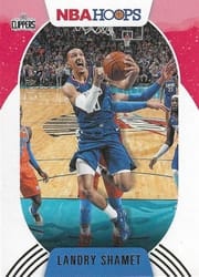 2020-21 Hoops Winter Base Set Landry Shamet #9 card