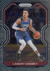 2020-21 Panini Prizm Base Set Landry Shamet #41 card