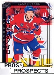 2024-25 Upper Deck Pros & Prospects Lane Hutson #PP-24 card