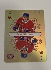 2025-26 O-Pee-Chee Playing Cards Lane Hutson #4-HEARTS card