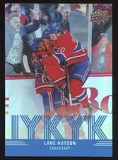 2025-26 Upper Deck IYKYK Lane Hutson #IYKYK-6 card