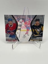 2025-26 SPx Excellence Redefined Lane Hutson/Kris Letang #EX-8 card