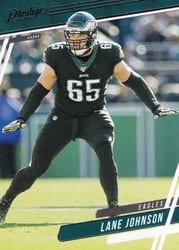 2020 Panini Prestige Base Set Lane Johnson #86 card