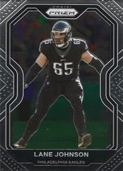 2020 Panini Prizm Base Set Lane Johnson #173 card
